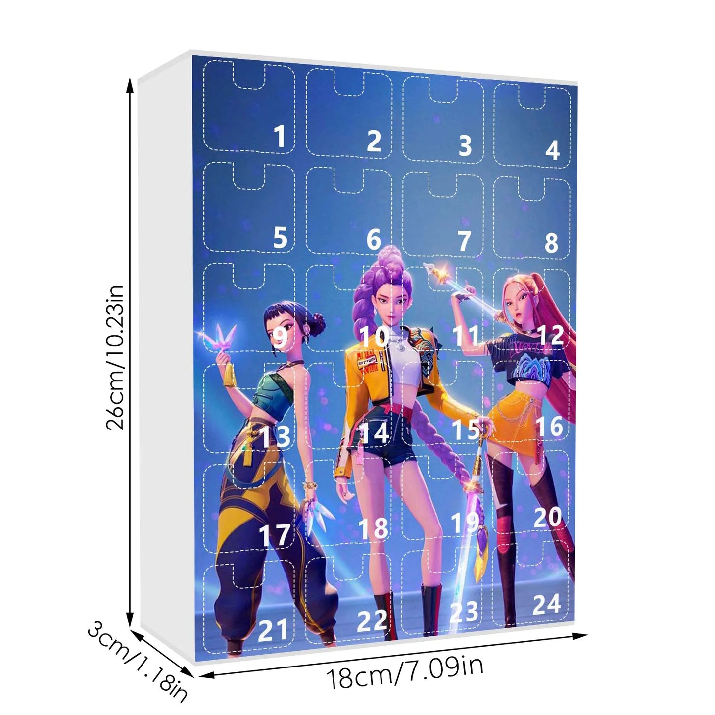🎄 The Ultimate K-Pop Demon Hunters Advent Calendar – Limited Holiday Drop!